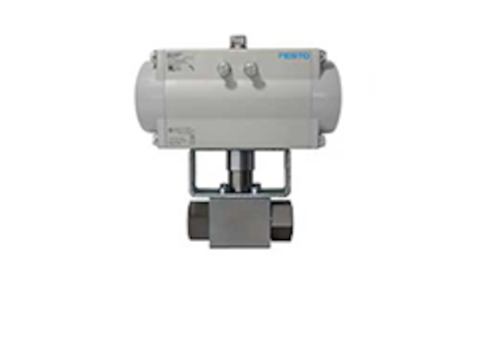 Zawór hydrauliczny z siłownikiem pneumatycznym