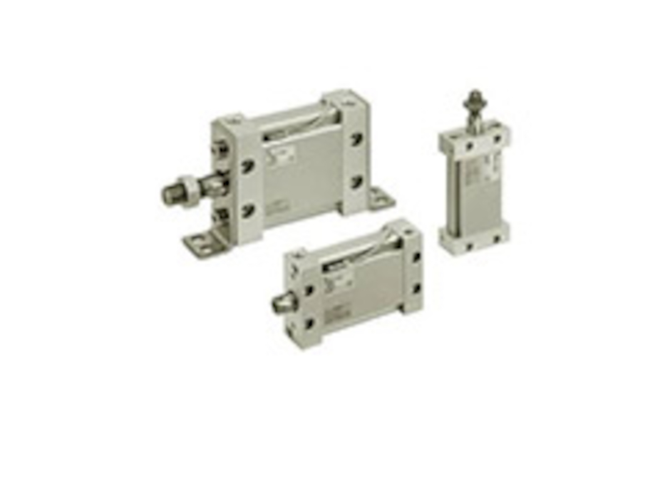 Siłowniki kompaktowe z owalnym tłokiem, dwustronnego działania, z jednostronnym tłoczyskiem M(D)U