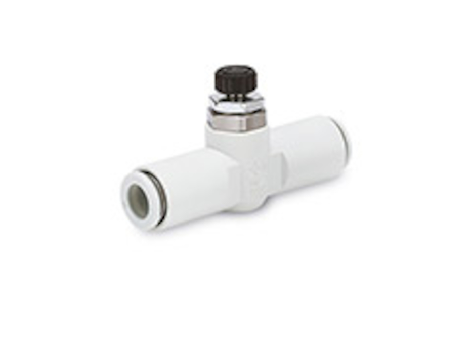 Zawory dławiąco-zwrotne, małe prędkości