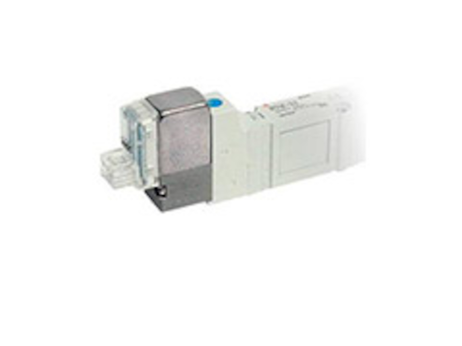 Rozdzielacze 4/5 drogowe ze wspomaganiem pneumatycznym, seria SY 3000