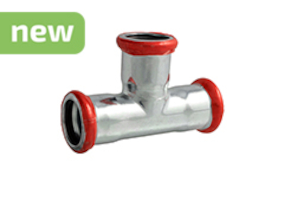 Trójniki ze stali węglowej ocynkowane Effebi Press