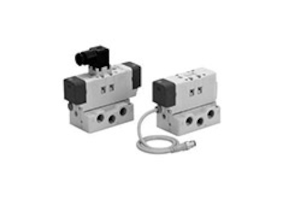 Rozdzielacze 4/5 drogowe ze wspomaganiem pneumatycznym, seria VQ7-6/7-8