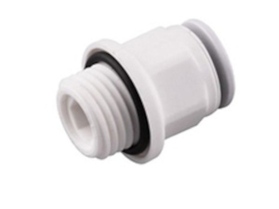 Złączki wtykowe proste, przelotowe i grodziowe serii 54000