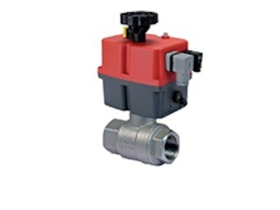 Zawór nierdzewny 2-elementowy z napędem elektrycznym SUN DR