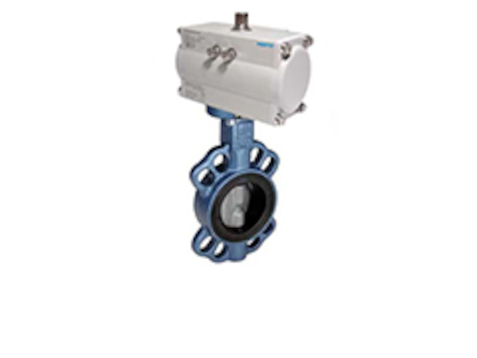 Zawory klapowe sterowane pneumatycznie