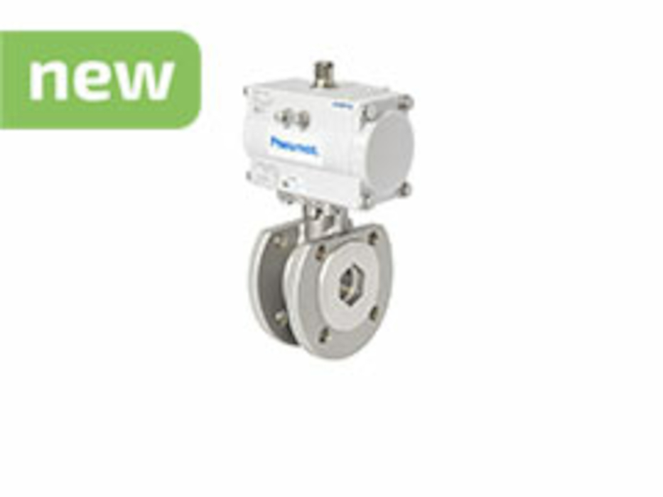 Zawór kołnierzowy Flowmatik z napędem pneumatycznym