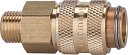 Szybkozłączka NW 5 obustronnie odcinająca, mosiądz