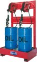 Pneumatyczna stacja dozowania oleju z beczek 2 x 208 l