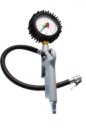 Pistolet do pompowania kół aluminiowy z manometrem, przyłącze NW7,2, ITALY