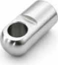 Mocowanie sprężyny gazowej z gwintem M8, INOX, ucho fi 8,1 mm, długość 20 mm