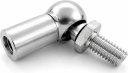 Mocowanie sprężyny gazowej z gwintem M8-M8, INOX, przegub kulowy, fi 13 mm, długość 30 mm, do 1200N