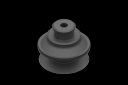VG.B22E.50 Przyssawka próżniowa fi 22 mm, 1,5 mieszkowa, EPDM, twardość 50 Shore