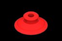 VG.U42S.50 Przyssawka próżniowa fi 42 mm, płaska, silikon, twardość 50 Shore