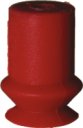 Przyssawka próżniowa fi 11 mm, 1,5 mieszkowa, silikon