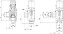 Zawory upustowe, kątowe DN25 - Rysunek techniczny