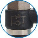 Zawór dławiąco-zwrotny wtykowy 188 schemat