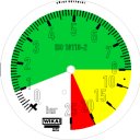 Manometr glic. 113.53 Wika G1/4B dolny, 100mm Kolor. pola 0...1...8...20...25bar do opryskiwaczy
