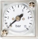 Manometr kompaktowy  0-10bar, dla bloku 3/8-1/2