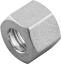 Nakrętka zaciskowa do złączek do rurek miedzianych, gwint wewnętrzny metryczny M, seria 10000, mosiądz niklowany