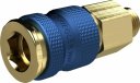 Szybkozłącze niezamienne DN7,8 G 3/8 GZ, kolor niebieski, mosiądz