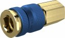 Szybkozłącze niezamienne DN7,8 G 3/8 GW, kolor niebieski, mosiądz