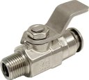 Zawór kulowy nierdzewny wtyk/gwint Ghinox
