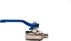Zawór kulowy gwintowany mosiężny PN25, PTFE, wew/zew