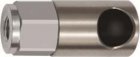 Szybkozłącze bezpieczne z przyciskiem ISO 6150 C DN6 gwint cylindryczny wewnętrzny G, stal nierdzewna 1.4305, uszczelnienie FKM, do 16 bar, temp -20 °C + 200 °C