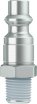 Króciec do szybkozłączy bezpiecznych DN5,3 gwint zewnętrzny stożkowy R, seria 310 Cejn, ocynkowana stal hartowana, do 16bar, temp -20 °C do + 100 °C