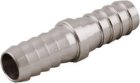 Łącznik prosty (choinka) do węża, ciśnienie 16 bar, mosiądz niklowany
