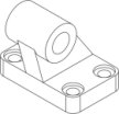 Ucho 90 stopni (CETOP)
