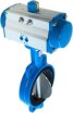 Zawór klapowy, przepustnica Flowmatik NBR z napędem podwójnego działania