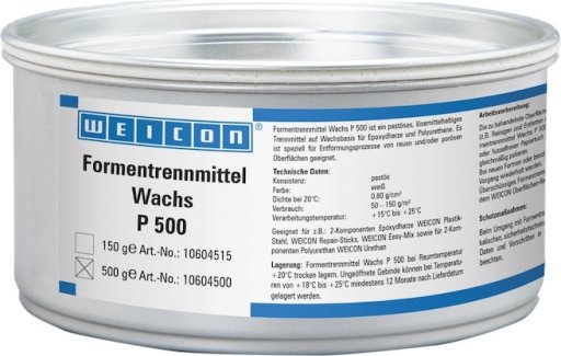 Wosk oddzielający do powierzchni szorstkich i porowatych Weicon Wax P500