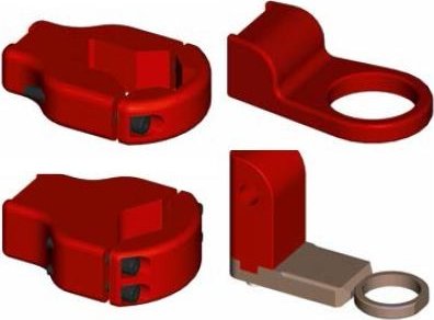 Zaciski dla ramion reakcyjnych D53 i TRA