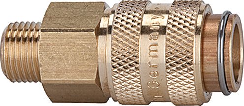 Szybkozłączka NW 5 obustronnie odcinająca, mosiądz