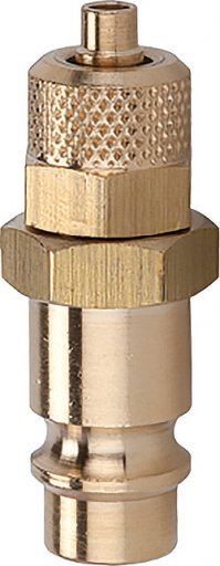 Króciec NW 7,2, z króćcem do węża, mosiądz