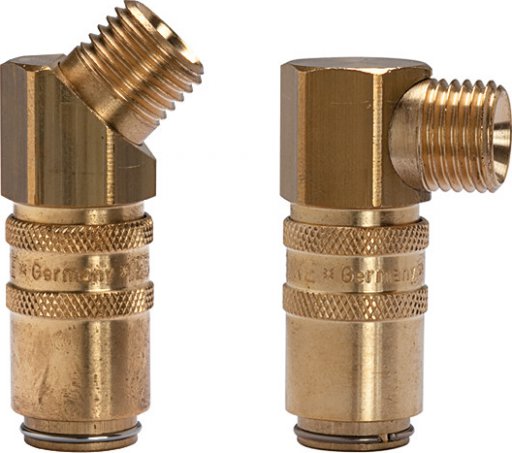 Złącze do form wtryskowych DN 6 z gwintem zewnętrznym bez zaworu odcinającego