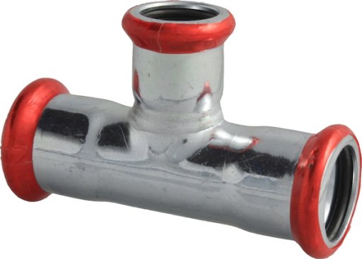 Trójnik redukcyjny ocynkowany, fi18-fi108, System Effebi-Press