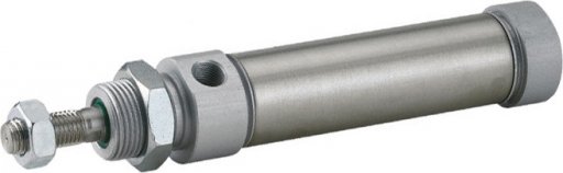 Siłownik pneumatyczny DNMA z zasilaniem z tyłu