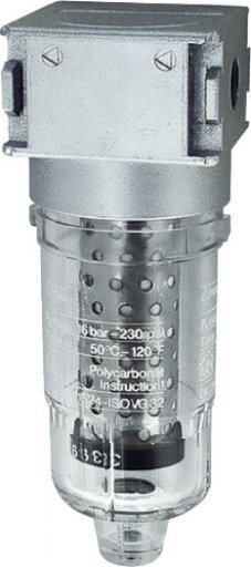 Filtr węglowy - seria multifix-mini z metalową szklanką