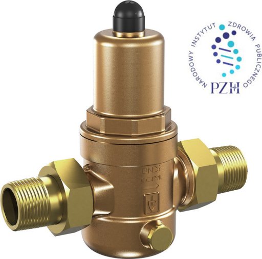 Reduktor ciśnienia ze stali szlachetnej z podwójnym gwintem zewnętrznym