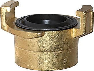 Złącze GEKA - sztywna złączka z gwintem wewnętrznym, mosiądz