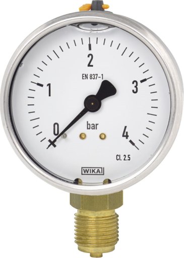 Manometr glicerynowy 100 mm 722-CW