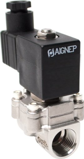 Elektrozawór membranowy nierdzewny FLX3F