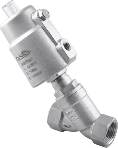 Zawór skośny grzybkowy nierdzewny X1Y