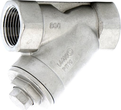 Filtr nierdzewny z przyłączem gwintowanym do branży spożywczej