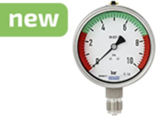 Naklejka do manometrów zielona i czerwona