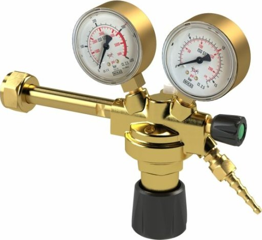 Reduktor butlowy do gazów niepalnych, 200 bar