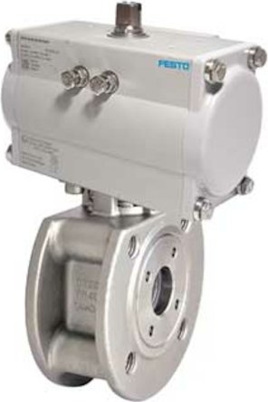 zawór kołnierzowy nierdzewny sterowany pneumatycznie