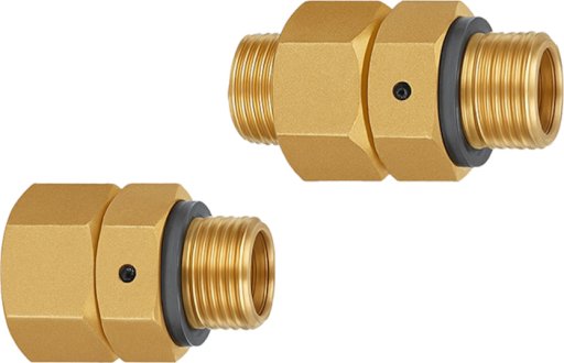 Złącze obrotowe do wody z mosiądzu